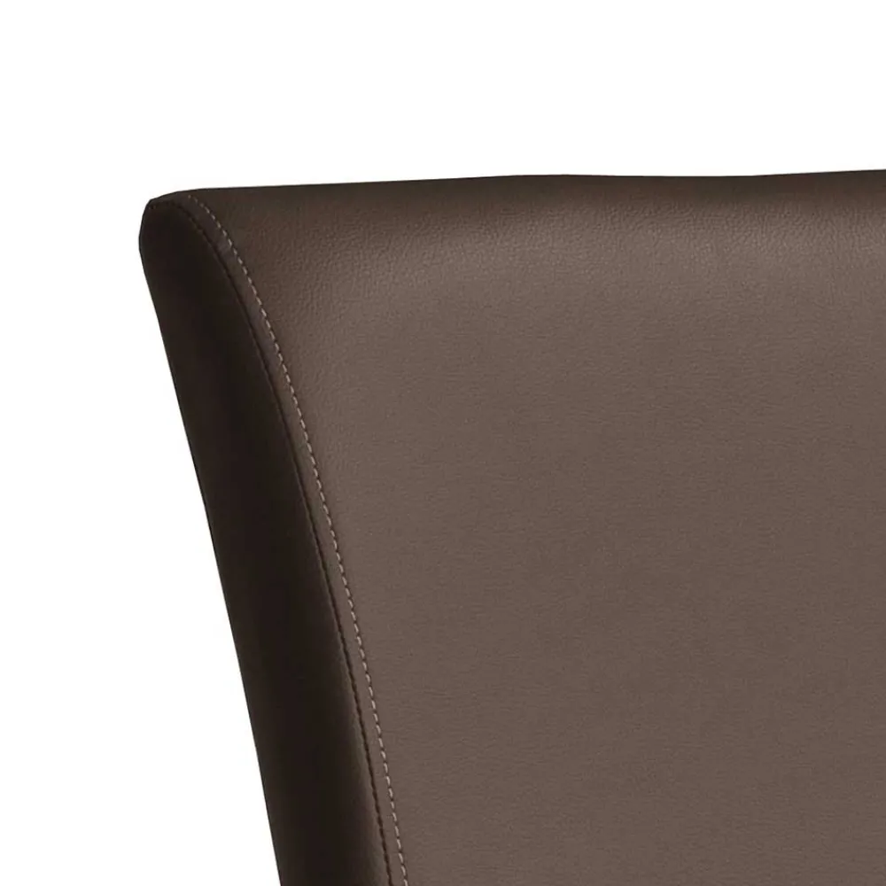 Wohnen Hocker<Leder Barhocker Bordana in Braun