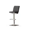 Wohnen Hocker<Leder Barhocker Copa in Schwarz