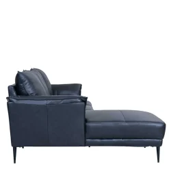 Wohnen Sofas<Leder Ecksofa in Schwarz - Lagon