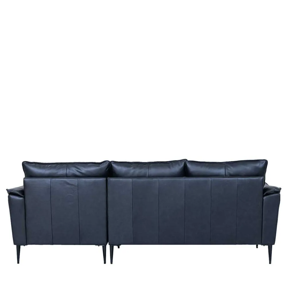 Wohnen Sofas<Leder Ecksofa in Schwarz - Lagon