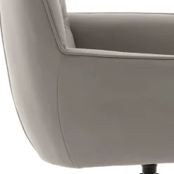 Wohnen Stühle<Leder Esstischstühle in Creme - drehbar - Klimaca (2er Set)