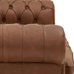 Wohnen Sitzgruppe<Leder Polstergarnitur Chesterfield - Gonron (dreiteilig)