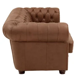 Wohnen Sitzgruppe<Leder Polstergarnitur Chesterfield - Gonron (dreiteilig)