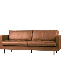 Wohnen Sofas<Leder 3-Sitzer Couch in Braun Cognac - Eterna