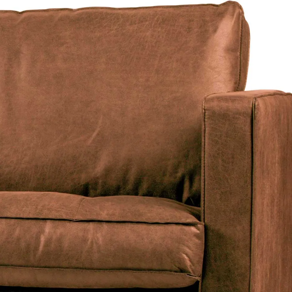 Wohnen Sofas<Leder 3-Sitzer Couch in Braun Cognac - Eterna