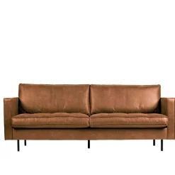 Wohnen Sofas<Leder 3-Sitzer Couch in Braun Cognac - Eterna
