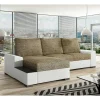 Wohnen Sofas<L-Form Bettsofa in Beige und Weiß - Scarlino