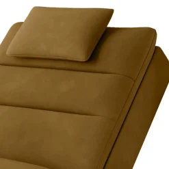 Wohnen Sofas<Liegesessel in Senfgelb Samt - Pedder