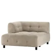 Wohnen Sofas<Linkes Eckmodul - Systemsofa in Hellgrau - Beno
