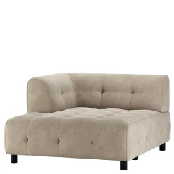 Wohnen Sofas<Linkes Eckmodul - Systemsofa in Hellgrau - Beno