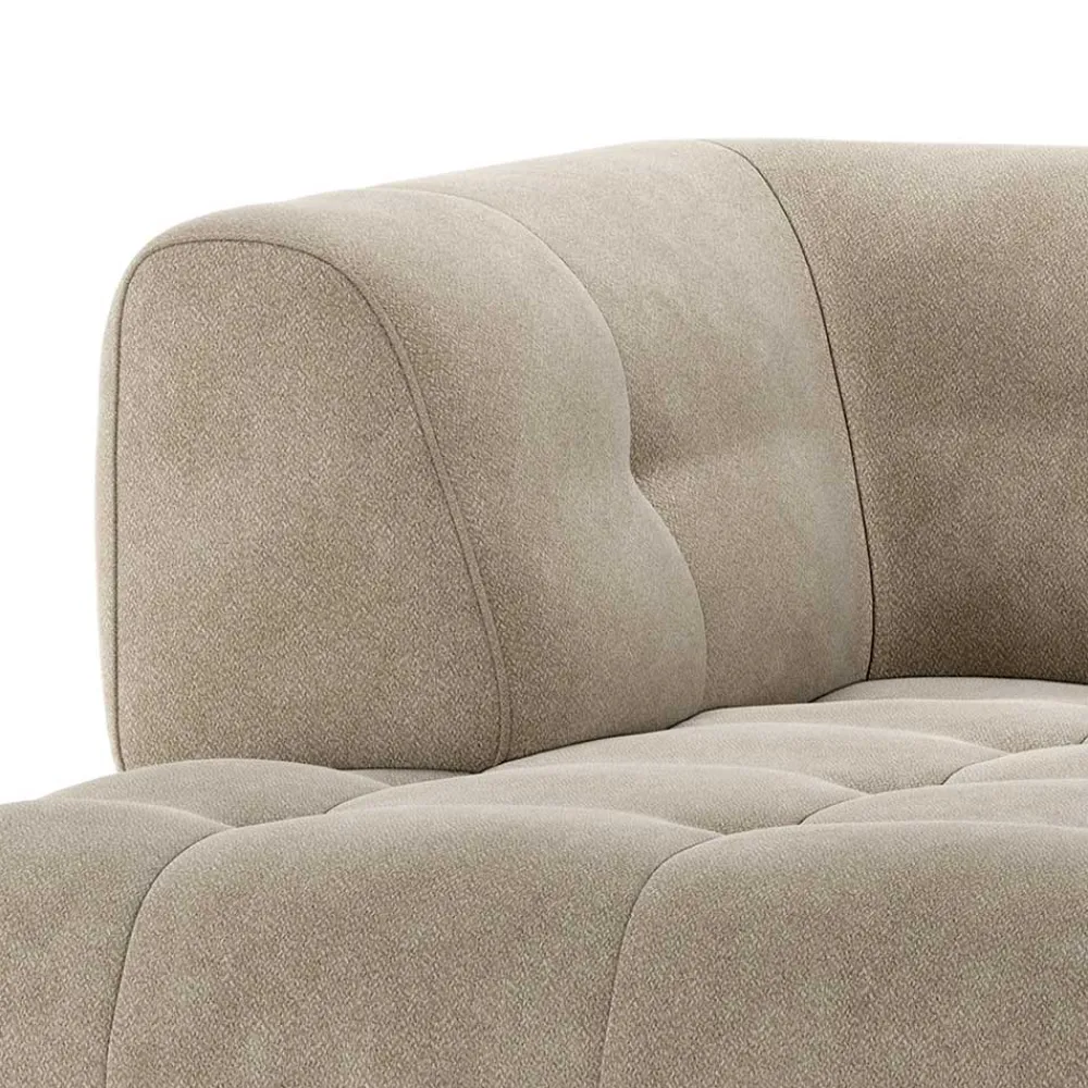 Wohnen Sofas<Linkes Eckmodul - Systemsofa in Hellgrau - Beno