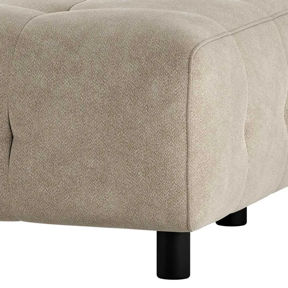 Wohnen Sofas<Linkes Eckmodul - Systemsofa in Hellgrau - Beno