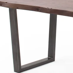 Wohnen Tische<Live Edge Tisch in Walnuss Braun - Typhanie