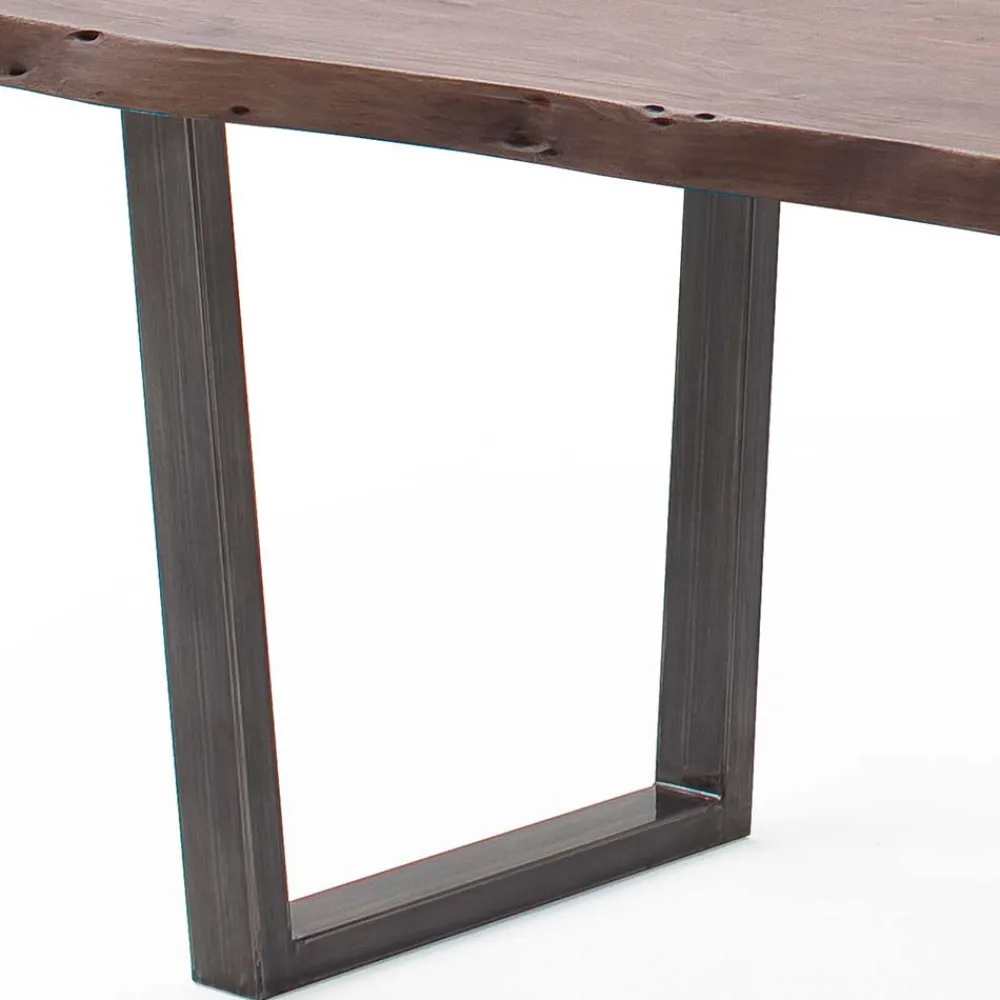 Wohnen Tische<Live Edge Tisch in Walnuss Braun - Typhanie