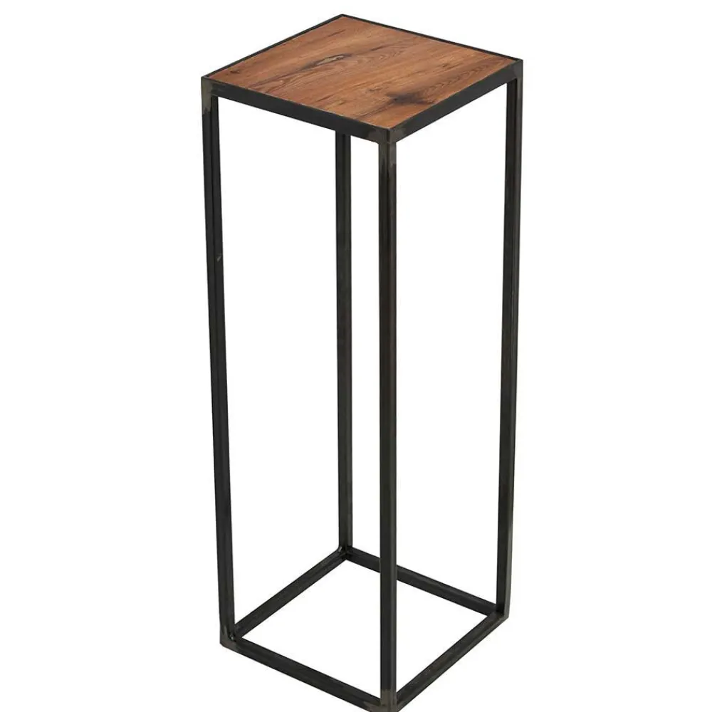 Wohnen Tische<Loft Blumenständer aus Eiche & Stahl - Ventry