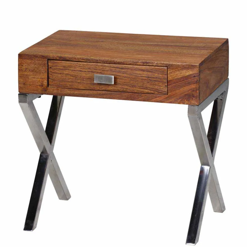 Wohnen Kommoden<Loft Design Nachtkonsole Jimena mit Schublade