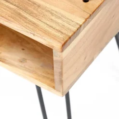Wohnen Kommoden<Loft Design Nachttisch mit Holz Kasten - Garfagna