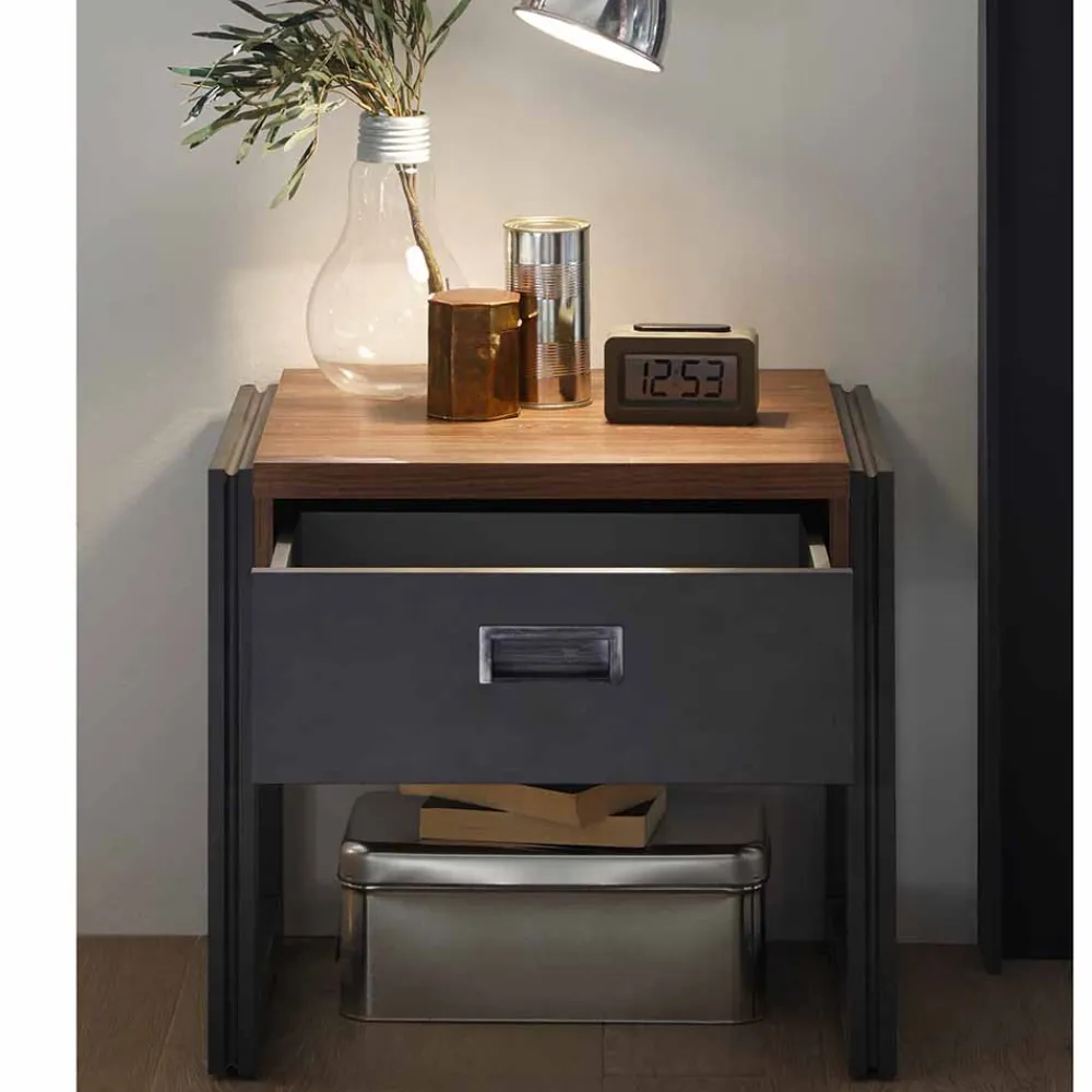 Wohnen Kommoden<Loft Design Nachttisch Rompira mit Schublade