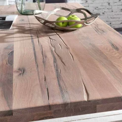 Wohnen Tische<Loft Designtisch Deluiga mit Edelstahl Gestell