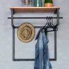 Wohnen Garderoben<Loft Design-Wandgarderobe 76x76x34 cm - Minuto
