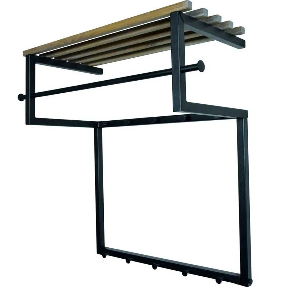 Wohnen Garderoben<Loft Design-Wandgarderobe 76x76x34 cm - Minuto