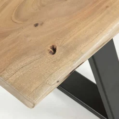 Wohnen Sitzbank<Loft Esszimmer Bank ohne Lehne Dumassa mit Baumkante Akazie