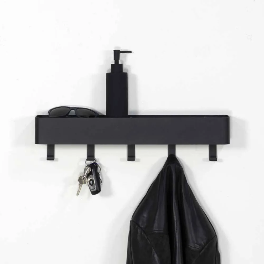 Wohnen Garderoben<Loft Style Garderoben-Leiste aus Stahl - Halgato