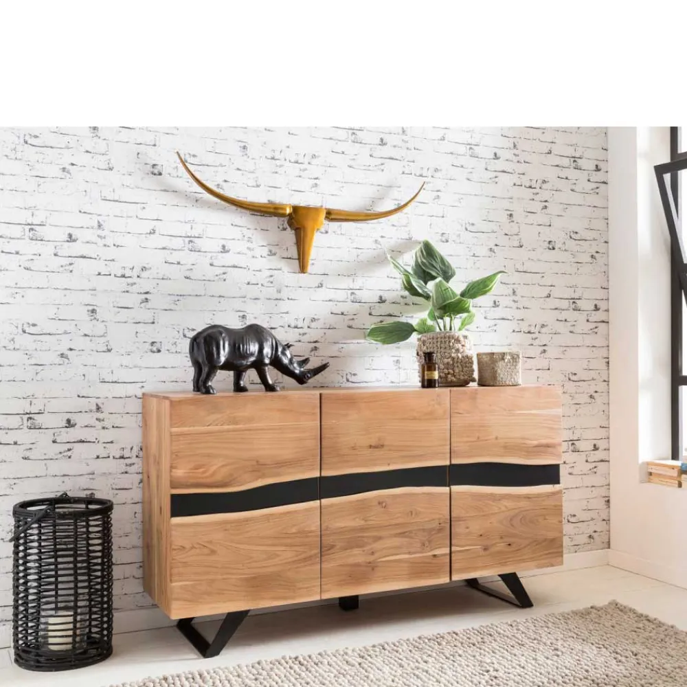 Wohnen Sideboards<Loft Style Sideboard Draguno aus Akazie massiv