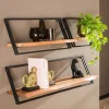 Wohnen Regale<Loft Style Wandboard Set - Massa (dreiteilig)