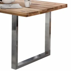 Wohnen Tische<Loft Tisch Nestore aus Eiche und Edelstahl