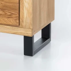 Wohnen Tv & Hifi-Möbel|Lowboards<Loft TV Unterschrank in Wildeiche teilmassiv - Arello