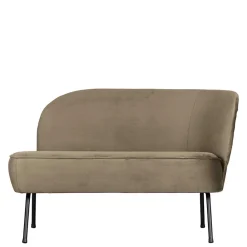 Wohnen Sofas<Lounge Couch in Khaki mit Schwarz - Cuba