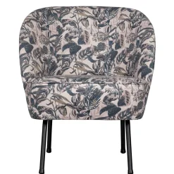 Wohnen Sessel<Lounge Sessel aus Samt mit floralem Dessin - Rosco