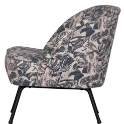Wohnen Sessel<Lounge Sessel aus Samt mit floralem Dessin - Rosco