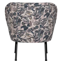 Wohnen Sessel<Lounge Sessel aus Samt mit floralem Dessin - Rosco