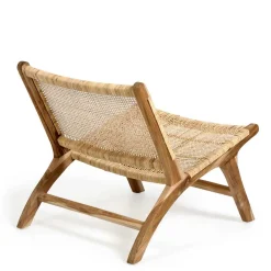 Wohnen Sessel<Lounge Stuhl aus Geflecht Rattan - Rimorio