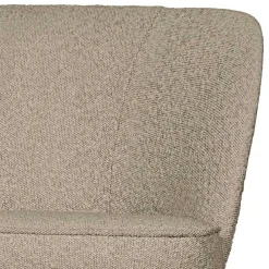 Wohnen Sofas<Loungesofa aus Boucle Stoff in Beige - Laderla