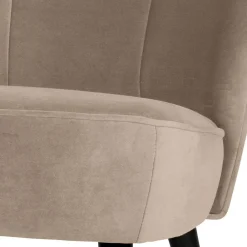 Wohnen Sessel<Loungestuhl aus Samt in Khaki - Griffina