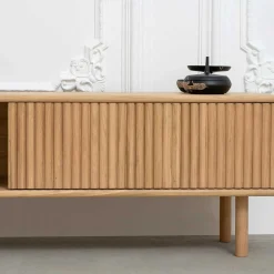 Wohnen Tv & Hifi-Möbel|Lowboards<Lowboard aus Eiche Massivholz geschliffen - Salottivo