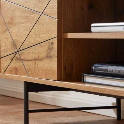 Wohnen Tv & Hifi-Möbel|Lowboards<Lowboard für den Fernseher mit zwei Gerätefächern - Senba