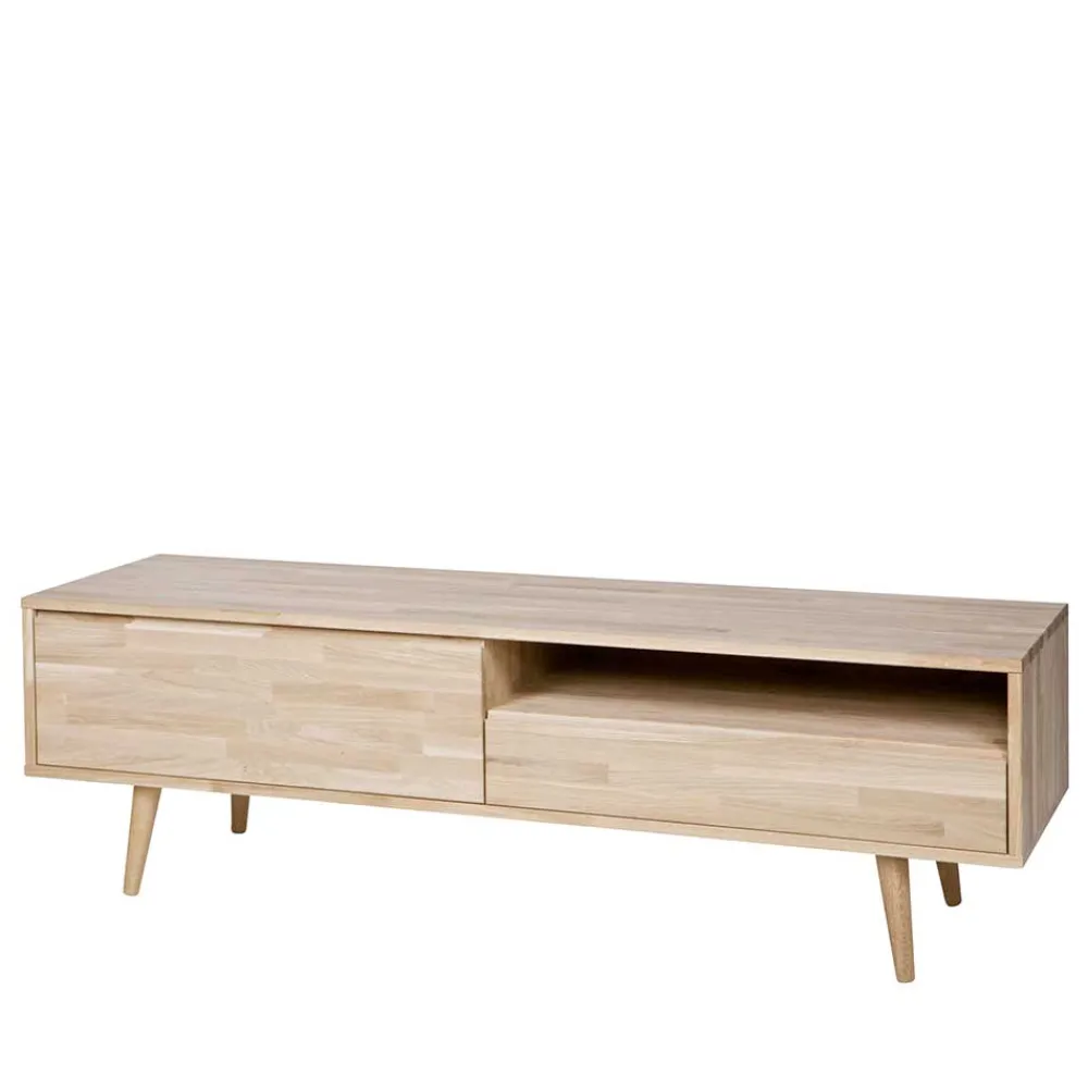 Wohnen Tv & Hifi-Möbel|Lowboards<Lowboard Grazy aus Eiche teilmassiv