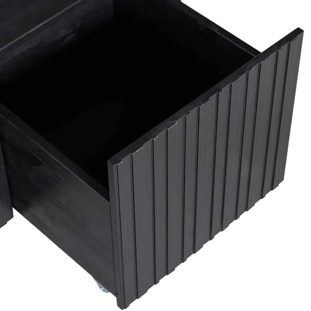 Wohnen Tv & Hifi-Möbel|Lowboards<Lowboard in Schwarz Kiefer - Gelvins