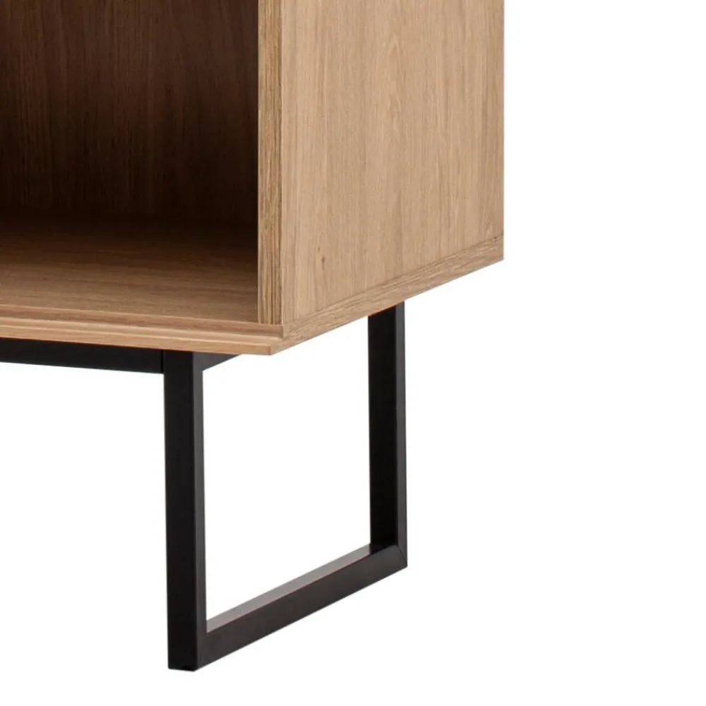 Wohnen Wohnwände<Lowboard und Vitrine Set - Jaskin (zweiteilig)