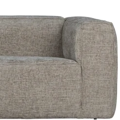 Wohnen Sofas<L-Sofa aus Stoff in Beigegrau - Babro