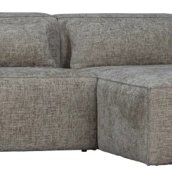 Wohnen Sofas<L-Sofa aus Stoff in Beigegrau - Babro