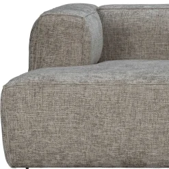 Wohnen Sofas<L-Sofa aus Stoff in Beigegrau - Babro