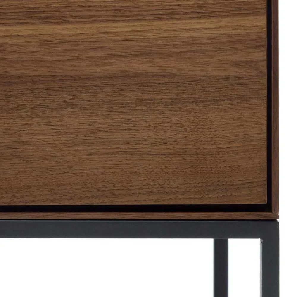 Wohnen Vitrinen<Luftiges Highboard in Nussbaumfarben - Milena
