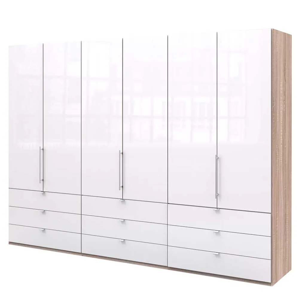 Wohnen Kleiderschränke<3m Kleiderschrank mit 9 Schubladen Selbsteinzug - Bosays