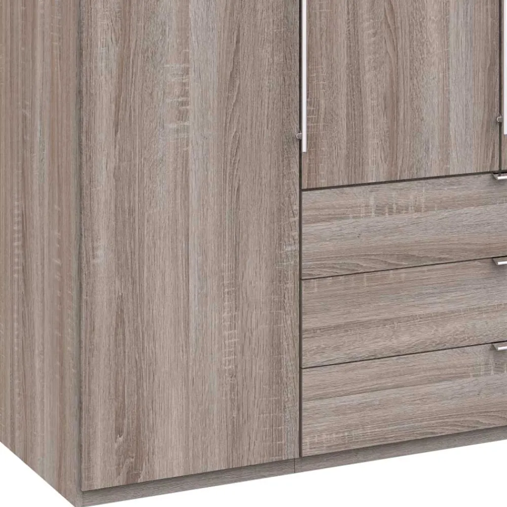 Wohnen Kleiderschränke<3m Kombi-Kleiderschrank mit 2 Falttüren & 2 Türen - Crenba