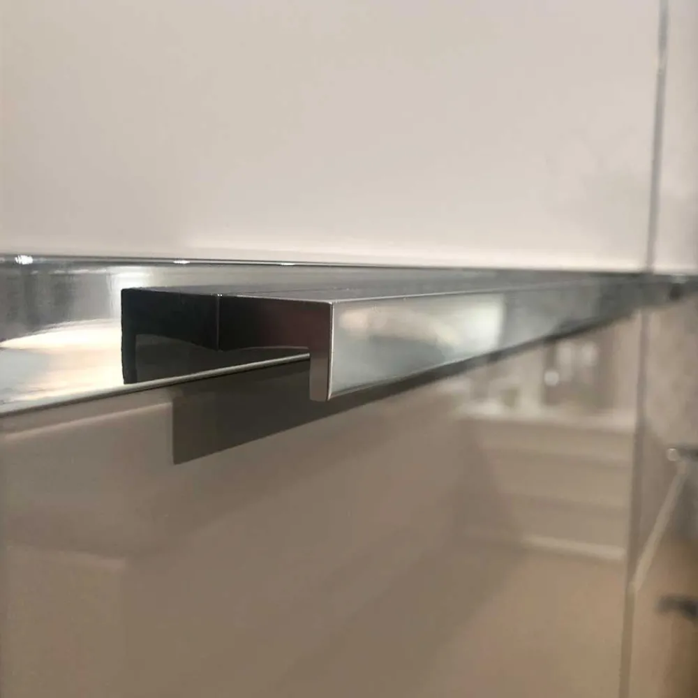 Wohnen Kleiderschränke|Schränke<1,98m Kombi-Kleiderschrank mit Glasfront - Pascan